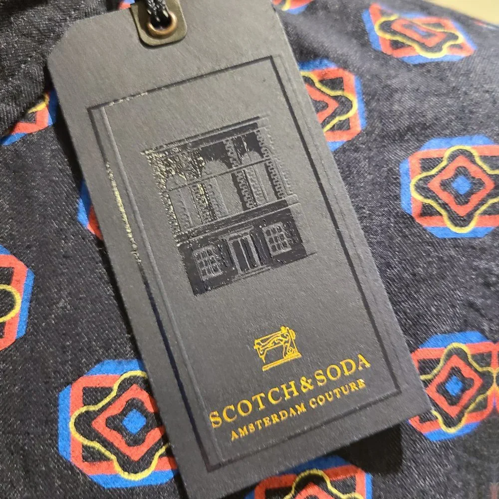 Scotch & Soda Men's Printed Regular Fit Casual Shirt Size: M - Picture 9 of 16